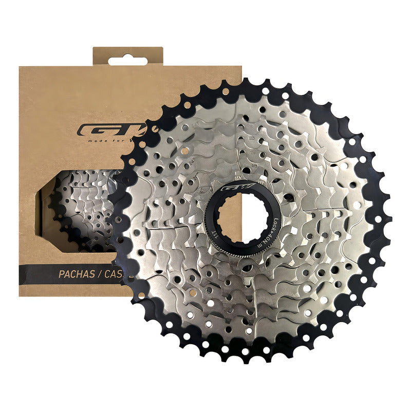 Pacha De 8 Velocidades Gw 11-40 Casette 8v Mtb Cantidad Máxima De Dientes 40 Cantidad Mínima De Dientes 11 Color Cromado
