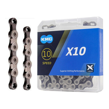 Cadena Kmc X10 Silver/black  10 Vel