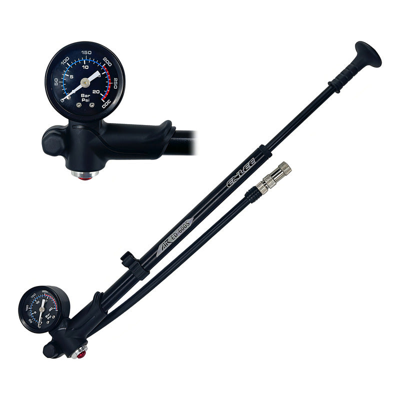 Inflador Bomba Para Suspensión Enlee Pp18 300 Psi Manómetro