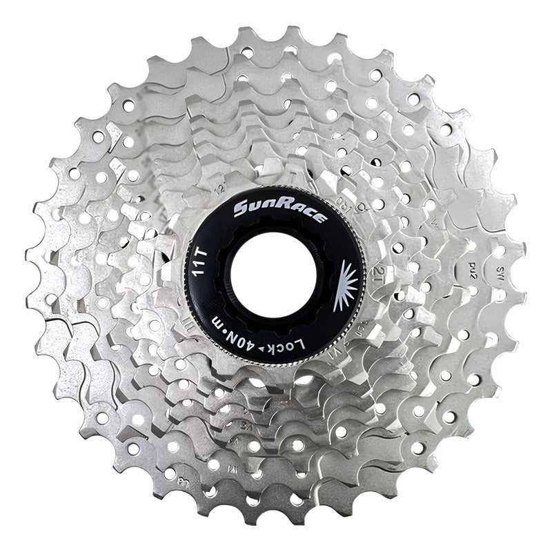 Pacha Cassette 10 Velocidades Sunrace Ms1 11-34 Ruta - Plateado - 11 - 34
