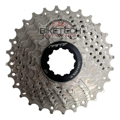 Pacha 9 Velocidades Gw 11-28 Ruta + Cadena Kmc X9 Gris