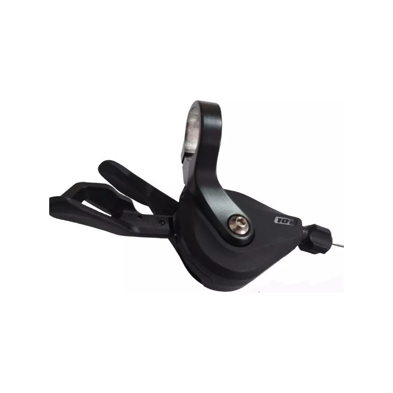 Palanca De Cambios Derecha Shimano Deore Sl-m4100 De 10 Velocidades, Color Negro