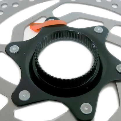 Disco Rotor De Freno Shimano Rt10 180mm Center Lock Color Plateado Plata