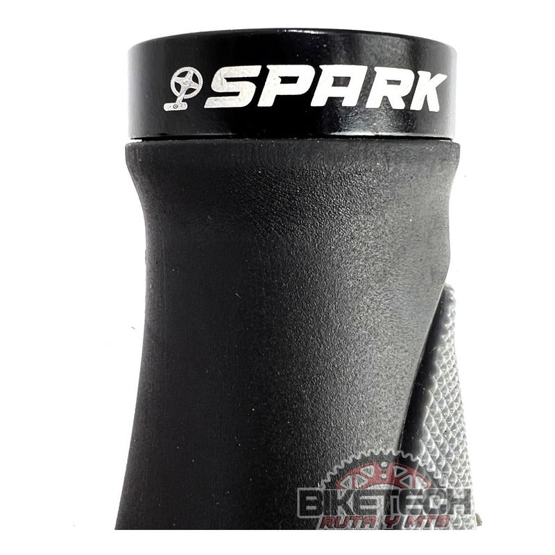 Mangos De Bicicleta Mtb Spark Ergonómicos Soporte Seguridad Negro