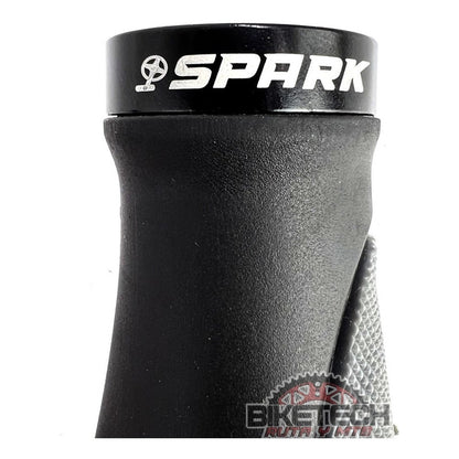 Mangos De Bicicleta Mtb Spark Ergonómicos Soporte Seguridad Negro