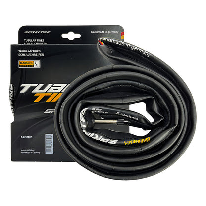 Tubular Para Ruta 28x25 Continental Sprinter Premium Negro
