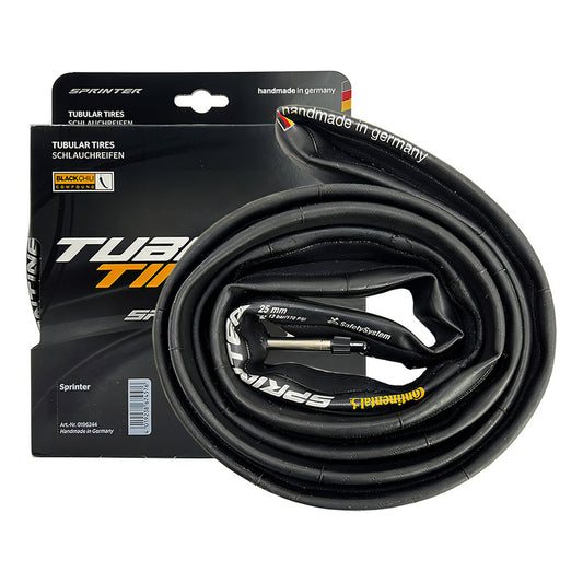 Tubular Para Ruta 28x25 Continental Sprinter Premium Negro