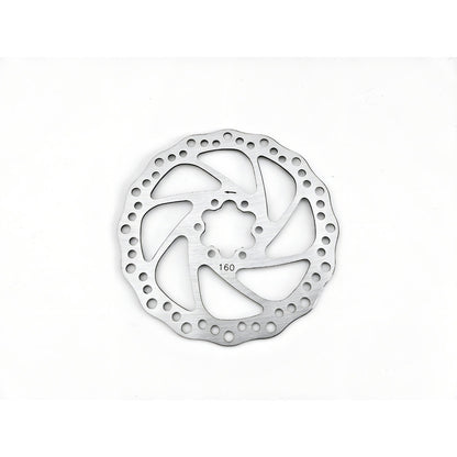 Disco Freno Tektro 160mm Flow 6 Tornillos Compatible Shimano Sram Plateado