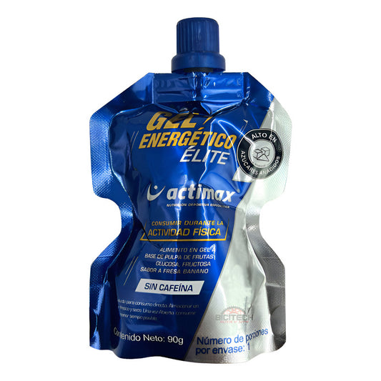 Gel Energético Actimax 3 Tomas Fresa Banano