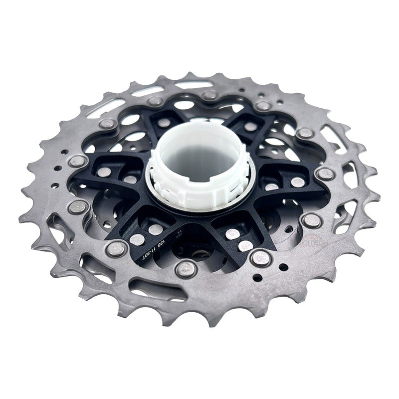 Pacha 12v Shimano R9200 Dura Ace 11-30 + Cadena M9100 Ruta 11 30 Gris