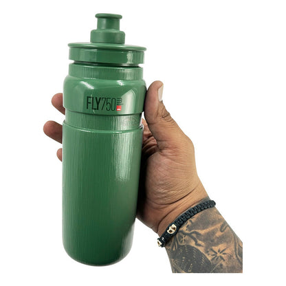 Caramañola Elite Fly Tex 750 Ml Bidón Ciclismo Libre Bpa
