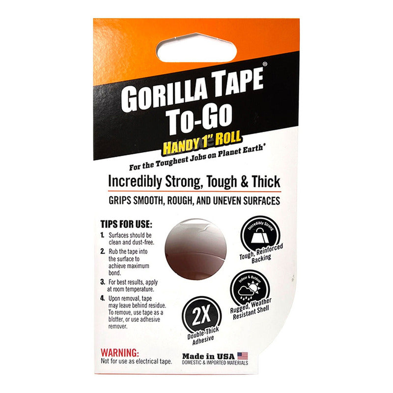 Cinta Tubeless 25.4mmx9.14mts Marca Gorilla