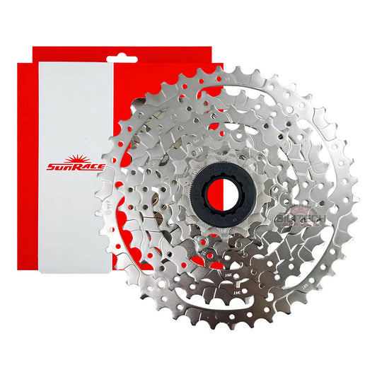 Cassette Sunrace M680 8 Velocidades 11-42t Plateado Para Mtb