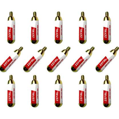 15 Cartuchos Pipeta De Aire Comprimido De 16gr Co2 Dorado