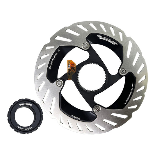Disco Rotor Shimano Rt- Cl900 Ice Tech Centerlock 140mm Color Plateado