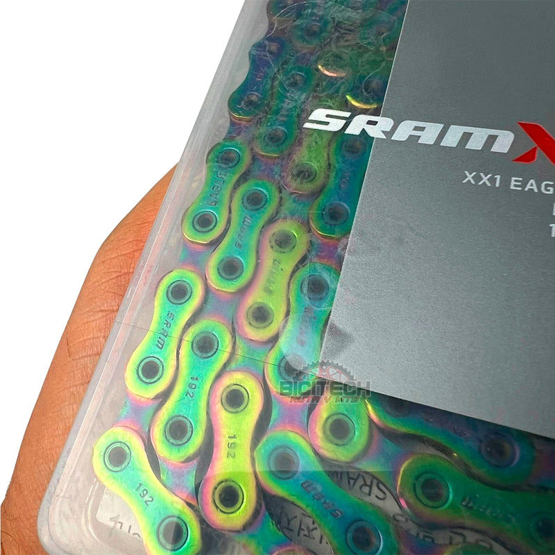 Cadena Sram  Xx1 Eagle 12 Velocidades Tornasol Ruta Mtb