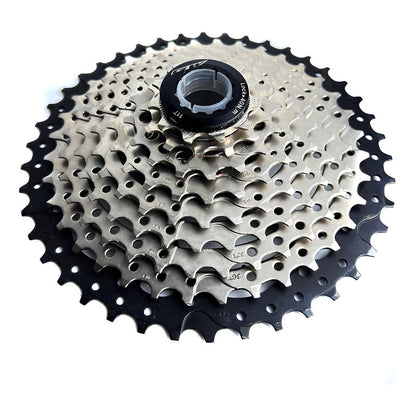 Pacha Piñonera Gw Hr9 11/42 9v 11-42 Dientes Cromado Acero Inoxidable Compatible Shimano