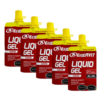 Gel Hidratante Liquid Enervit 60ml X 5 Unidades Limón