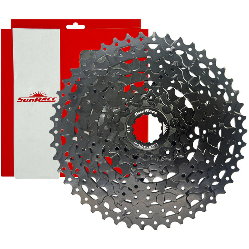 Piñon Bicicleta Sunrace M983 - 9 Velocidades 11-46 Negro 9v