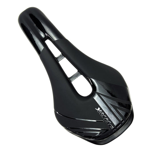Sillín Antiprostatico Gel Spark Negro Para Bicicleta Mtb Y Ruta 142mm