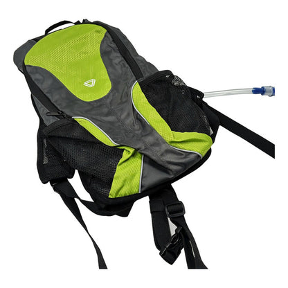 Bolso Morral Ciclismo Gw Hidratación Negro Verde 2 Litros Todoterreno