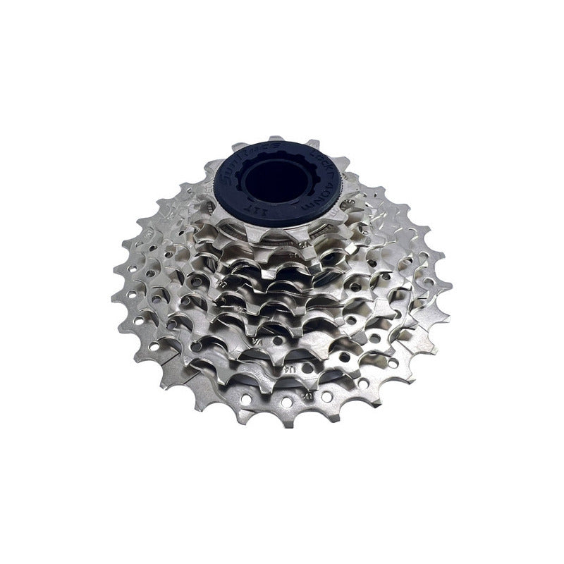 Cassette Ruta 9 Velocidades Sunrace M96 11-28 Dientes Acero Plateado