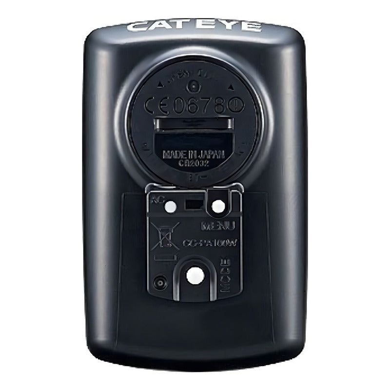 Ciclocomputador Cateye Padrone 8 Funciones Inalámbrico Color Negro