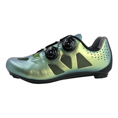 Zapatillas Ciclismo Gw Bicicleta De Ruta Doble Boa Verde