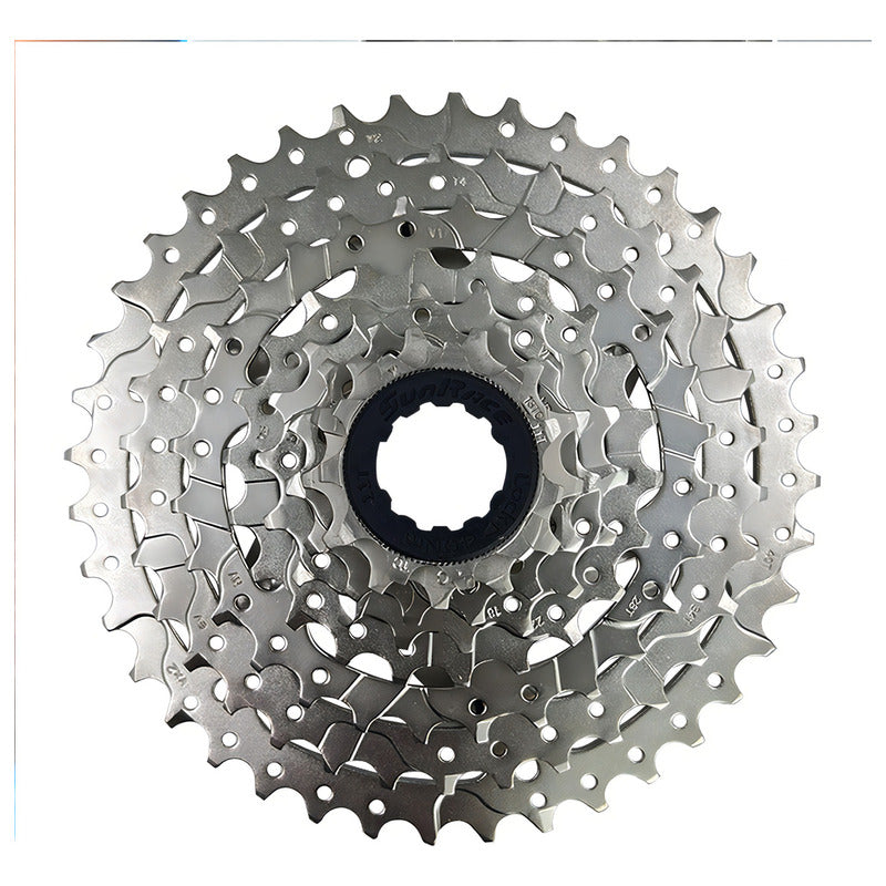 Pacha Cassette 8 Velocidades Sunrace 11-40 Mtb Cadena Kmc X8 Mountain Bike Plateado