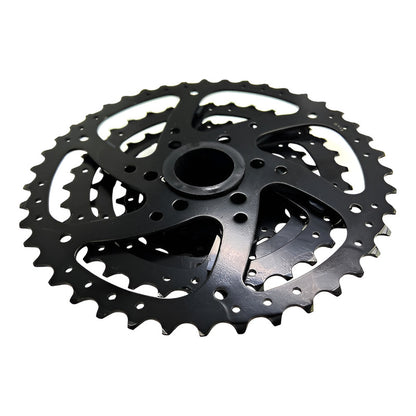 Cassette Pacha Sunrace 8 Velocidades 11-42 Dientes Mtb Acero Negro