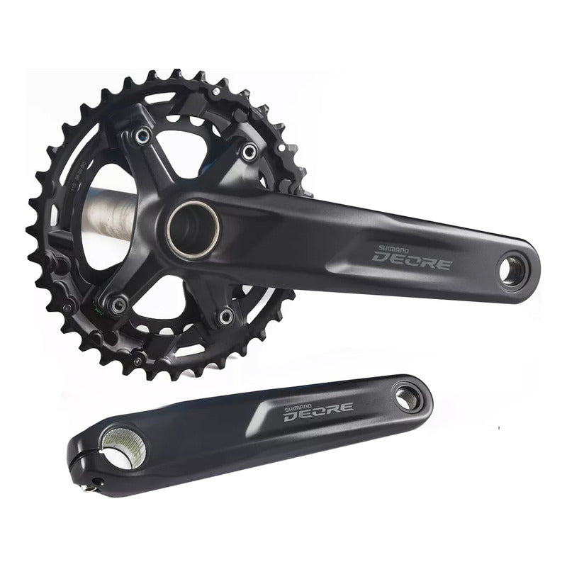 Bielas Biplato Shimano Deore M5100 36/26 T 2x11 Velocidades Negro