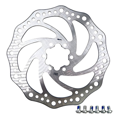 Disco Tektro 6 Tornillos 160mm Compatible Con Shimano, Sram  Plateado