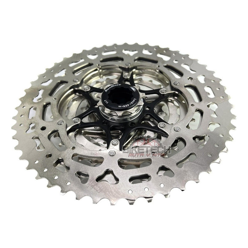 Pacha 9 Velocidades Cassette Sunrace M983 11-50 Bicicleta Cantidad Máxima De Dientes 50 Cantidad Mínima De Dientes 11 Color Gris