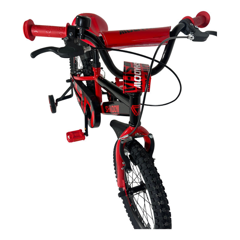 Bicicleta Gw Shadow 16 Niño Niña Ruedas Auxiliares Infantil