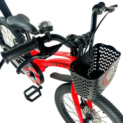Bicicleta Niños Niñas Rin 20 Gw Joy Magnesio Ruedas Auxiliar