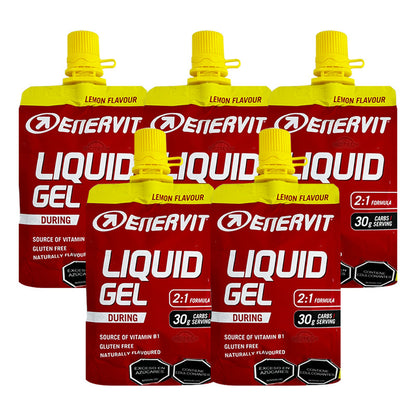 Gel Hidratante Liquid Enervit 60ml X 5 Unidades Limón