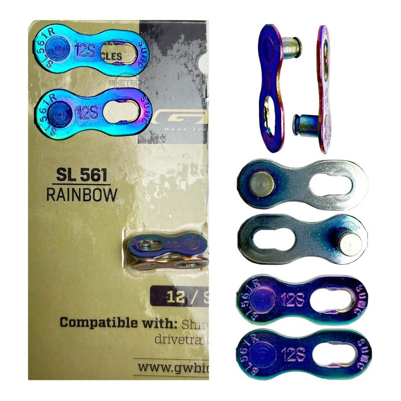 Eslabón Rápido Canilla 12v Bicicleta Gw Tornasol Universal