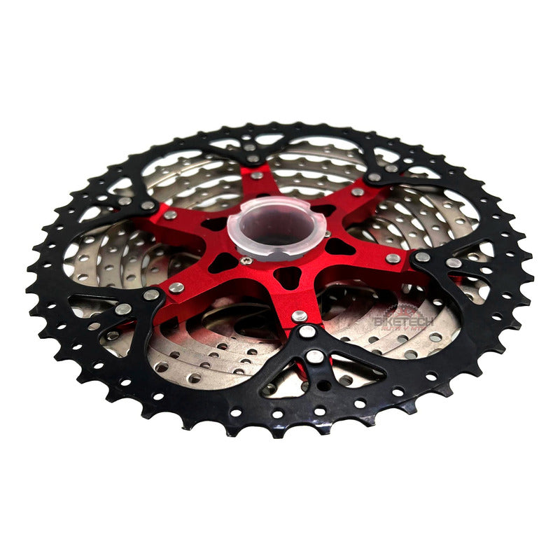 Pacha De 10 Velocidades Gw 11-46 Casette 10v Mtb - Cromado/negro - 11 - 46