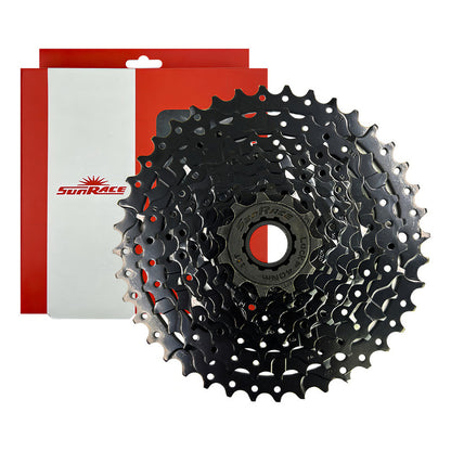 Pacha De 9 Velocidades Sunrace M98 11-40 Cassette Mtb Cantidad Máxima De Dientes 40 Cantidad Mínima De Dientes 11 Color Negro