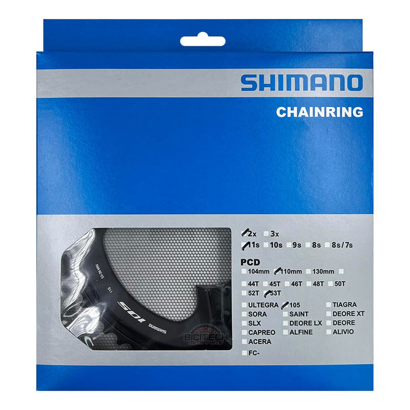 Coronilla Plato Shimano 105 R7000 11v 2x11  Biplato 53 52 50