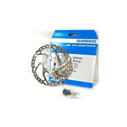 Disco Rotor Shimano 6 Tornillos Sm-rt66 De 180mm Slx/deore Plateado Plata