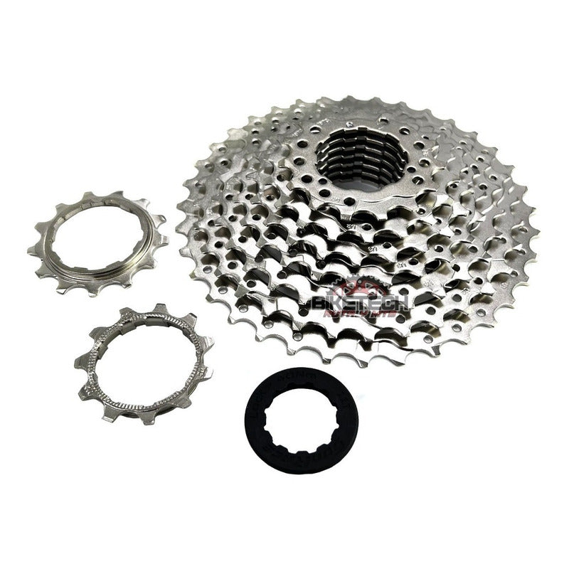 Pacha 9v Mtb 11-36t Cs-m98 Sunrace Compatible Shimano Plateado