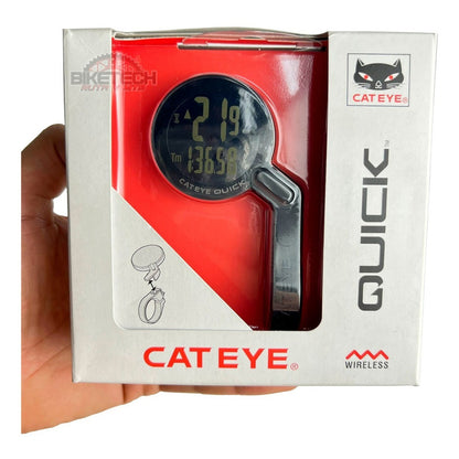 Ciclocomputador Cateye Quick Inalambrico Negro