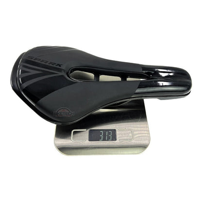 Silla Para Bicicleta Spark Mtb Ruta Antiprostatico En Gel Negro 26.5 Cm 14.2 Cm