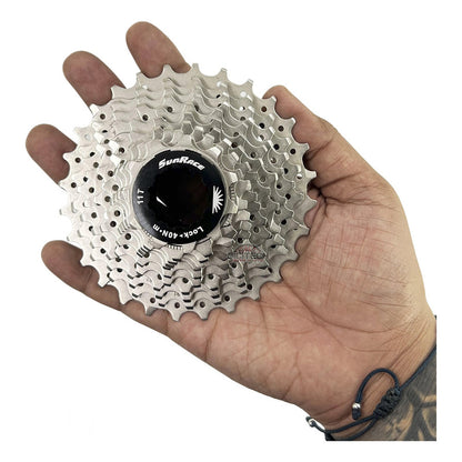 Pacha 11 Velocidades Sunrace Ruta Rx1 11-28 Liviana Plateado