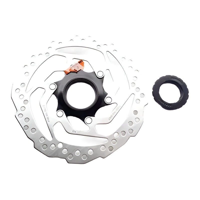 Disco De Freno De Rotor Shimano Rt10 De 160 Mm Con Bloqueo Central