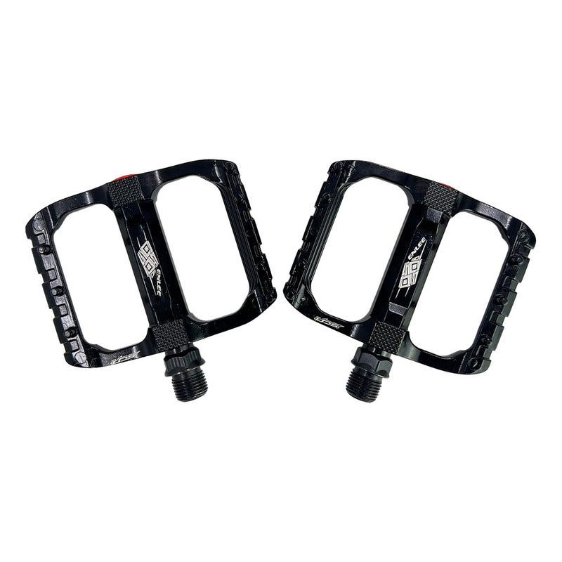 Pedales Bmx Enlee Mod 506 Aluminio Flat Negro