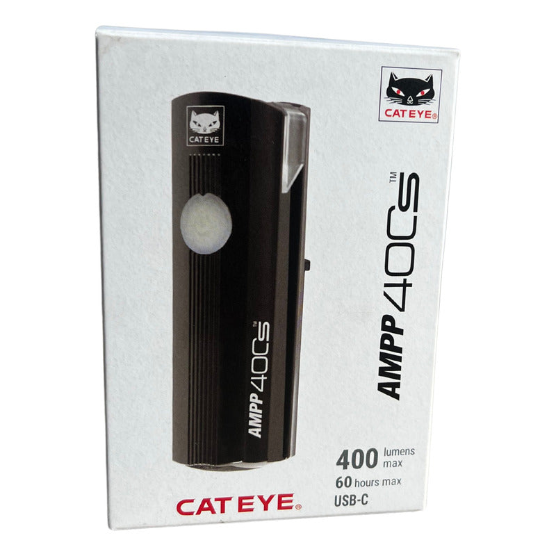 Linterna Cateye Delantera Alta Intensidad 400 Lúmenes Negro