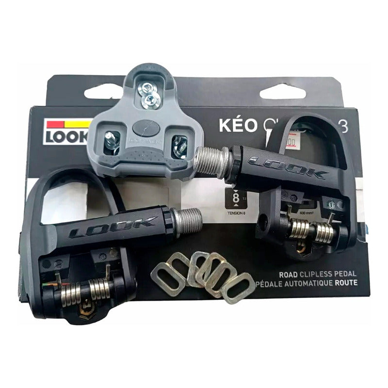 Pedales Chocles Ruta Look Keo Classic 3 Originales Negro