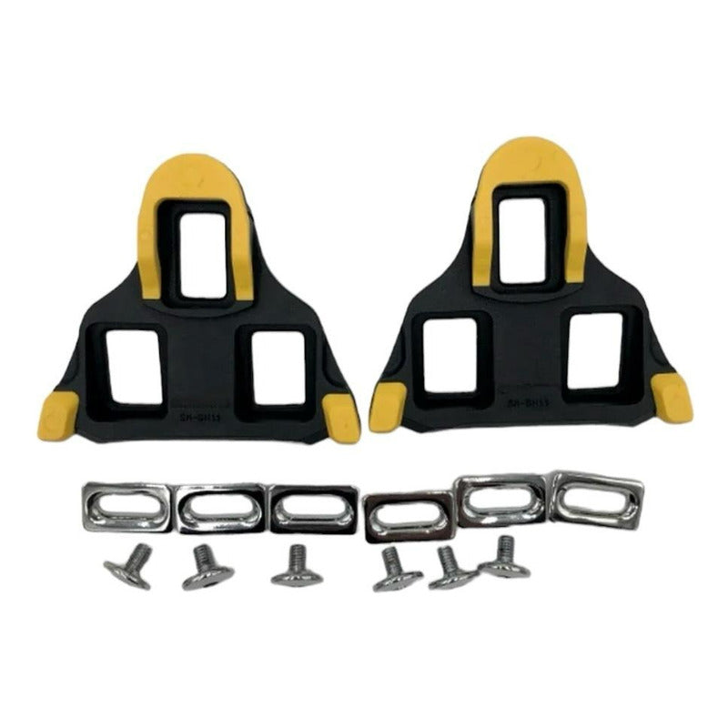 Calas Ruta Shimano Chocles Amarillo Sm-sh11 6 Grados Color Negro